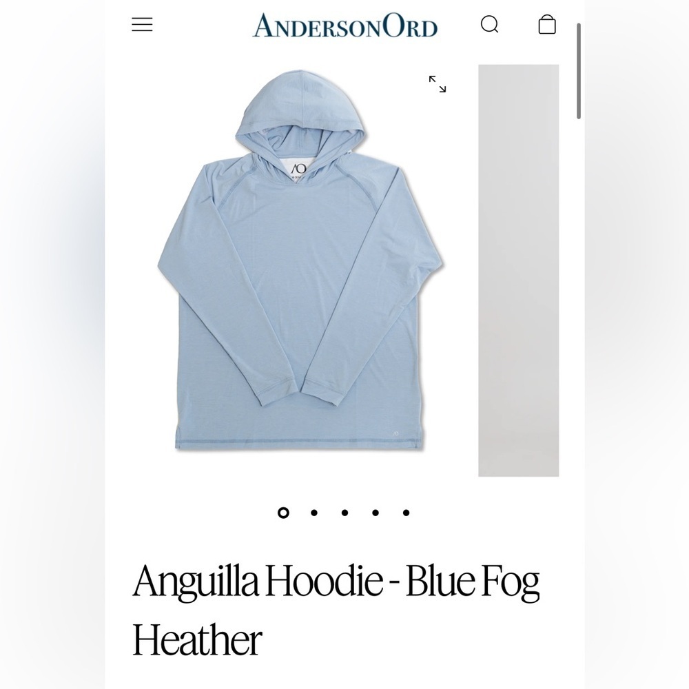 Blue Fog Heather Hoodie